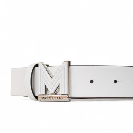 MARC ELLIS CINTURA DONNA  -135 RU (BIANCO/SILVER)