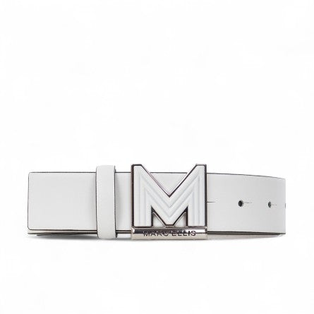 MARC ELLIS CINTURA DONNA  -135 RU (BIANCO/SILVER)