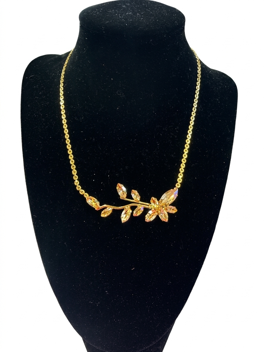 Collana petali svarowski