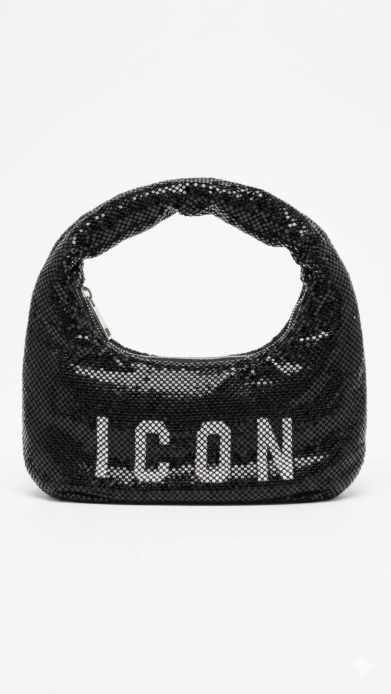 ICON- BORSA MEZZALUNA A SPALLA DIXIE