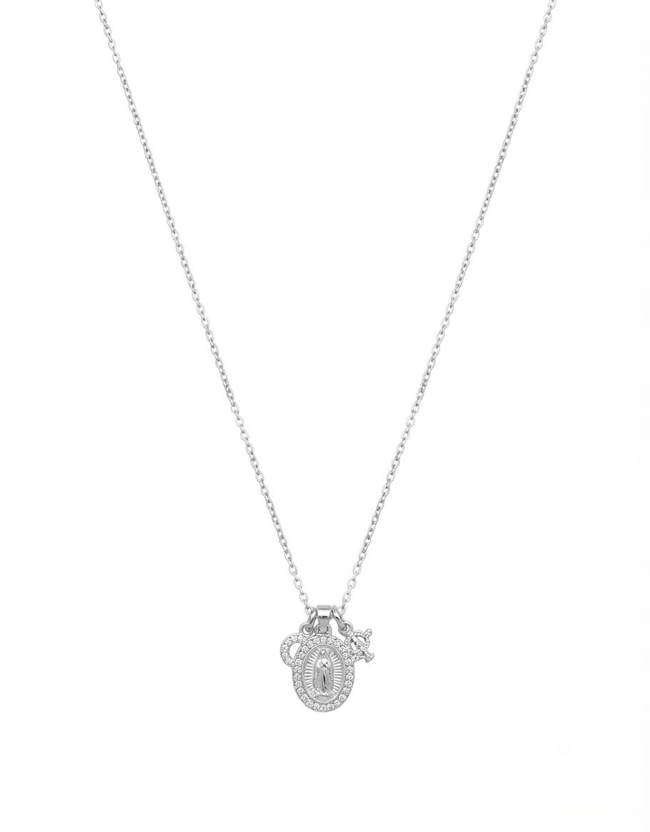 Collana -croce sacro cuore