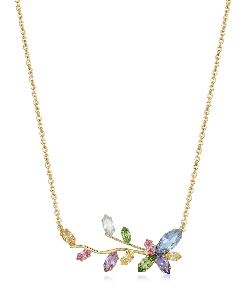 Collana petali svarowski