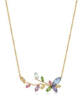 Collana petali svarowski