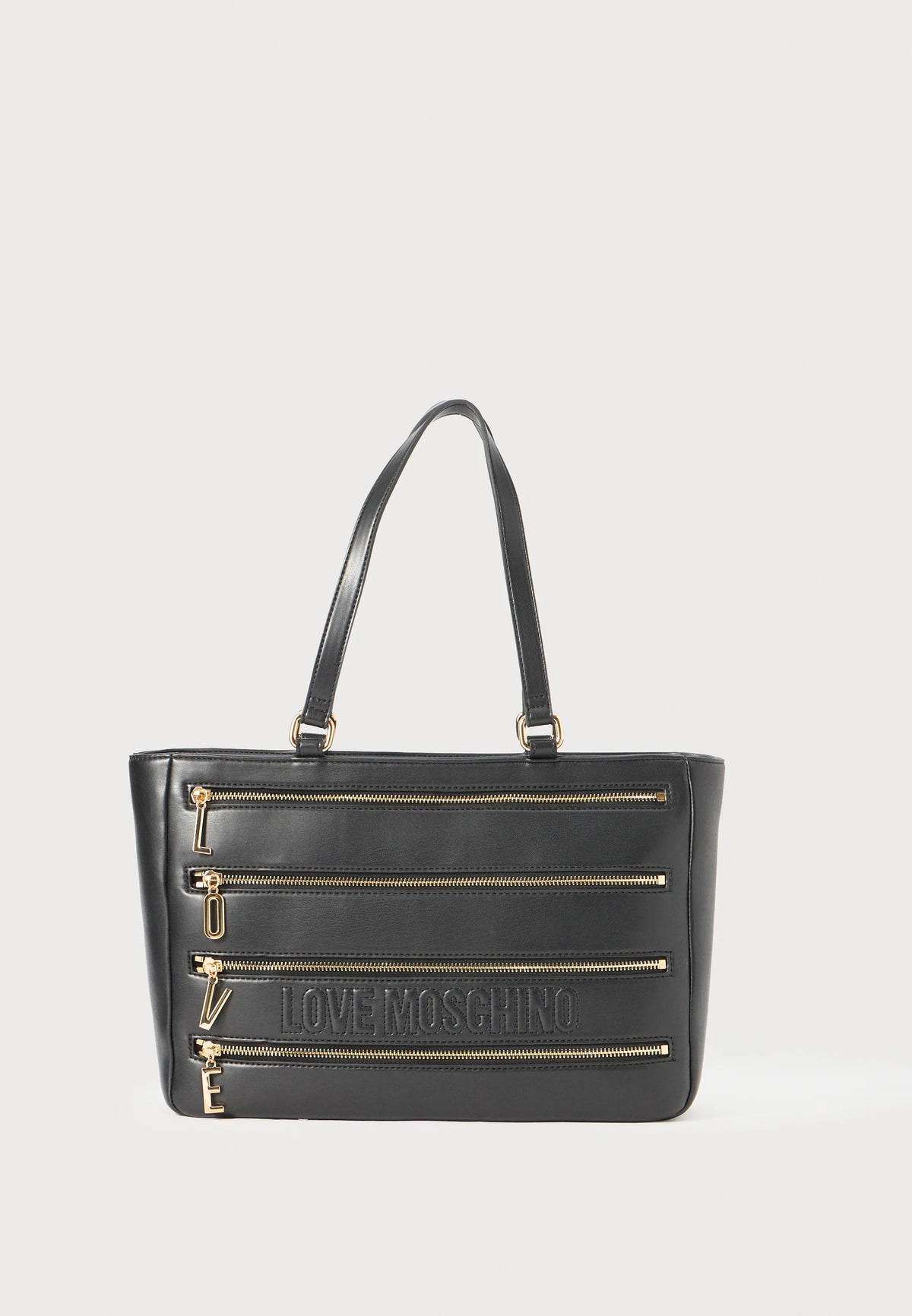 Borsa a mano zipline love moschino