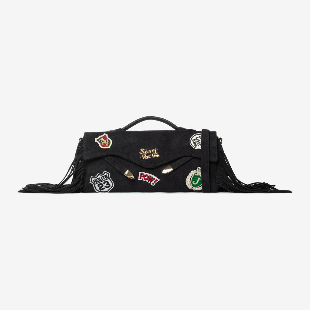 BORSA A MANO LUISITA CLUTCH SUEDE