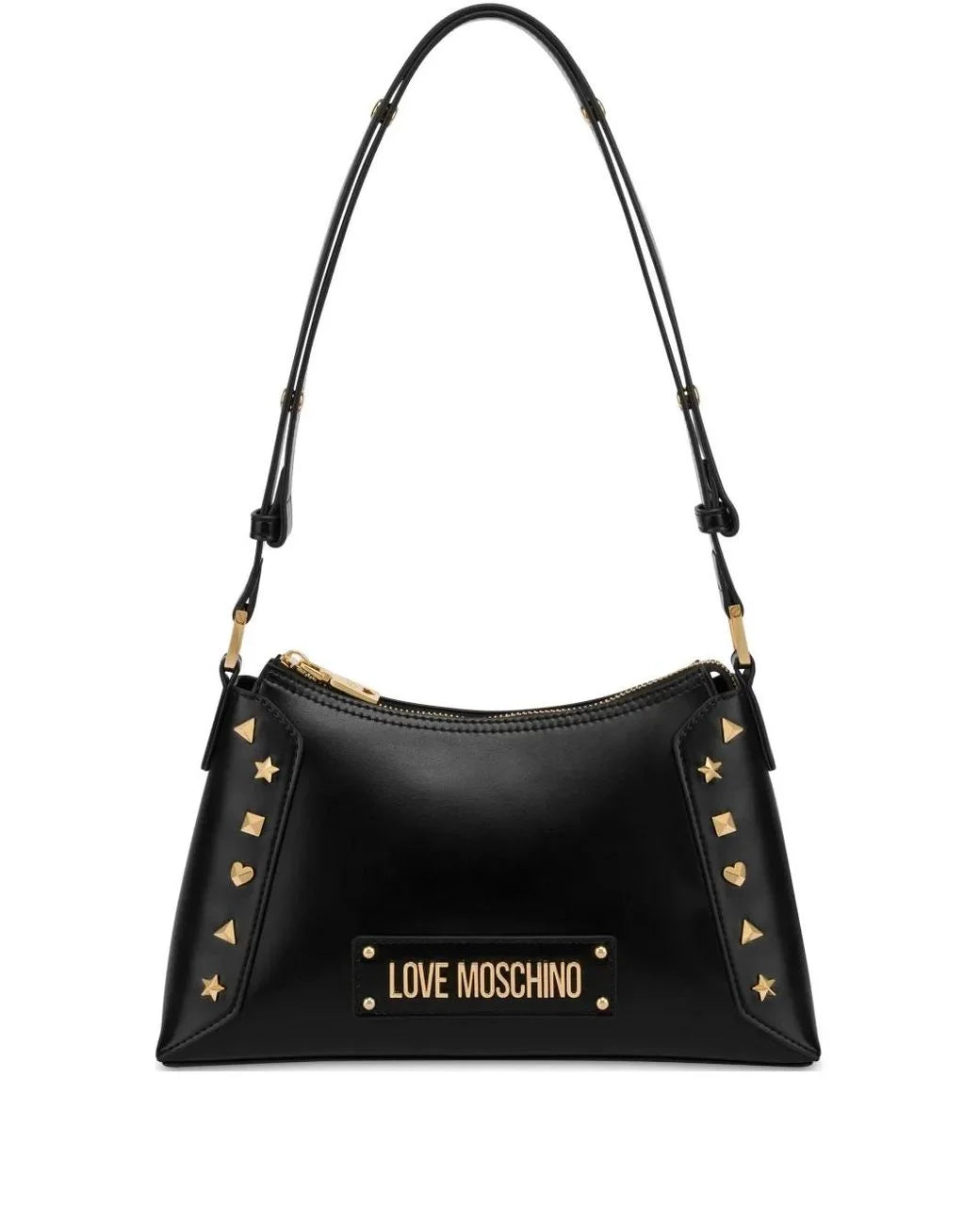 LOVE MOSCHINO-borsa a spalla con logo