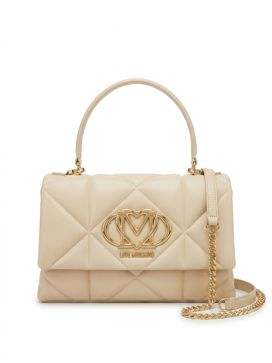 LOVE MOSCHINO- embossed burro