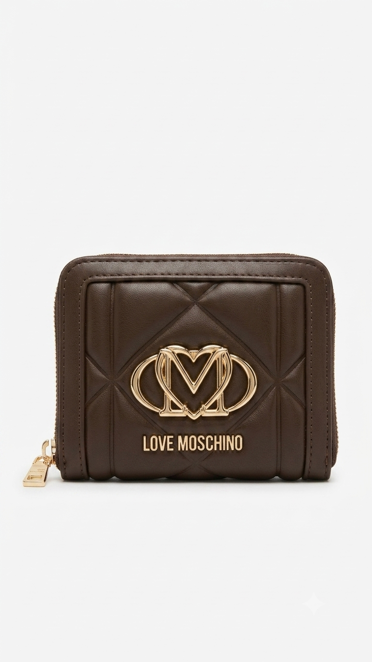 MOSCHINO- PORTAFOGLIO EMBOSSSED