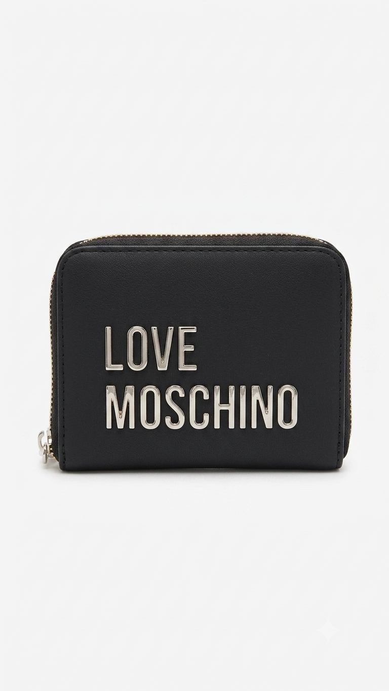 MOSCHINO-PORTAFOGLIO GRS PU