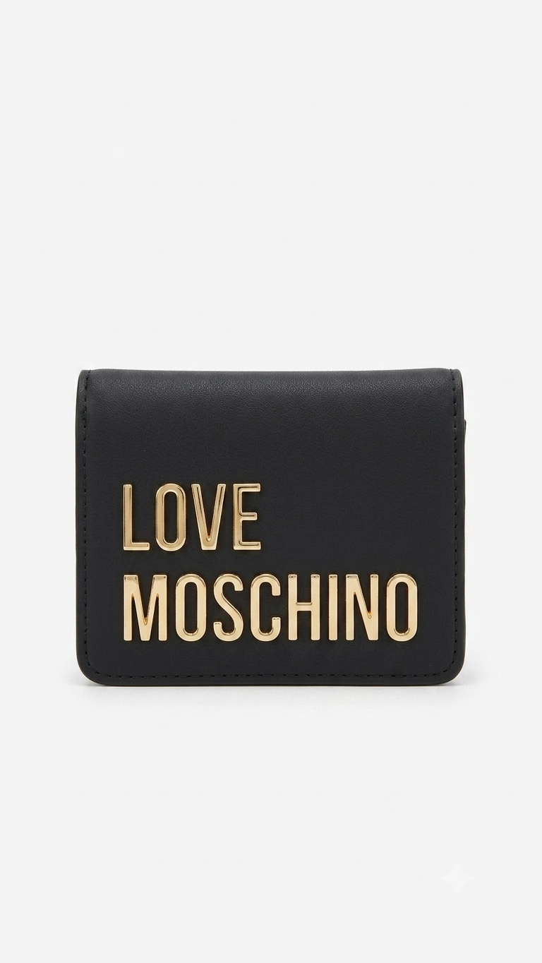 MOSCHINO-PORTAFOGLIO BOTTONE