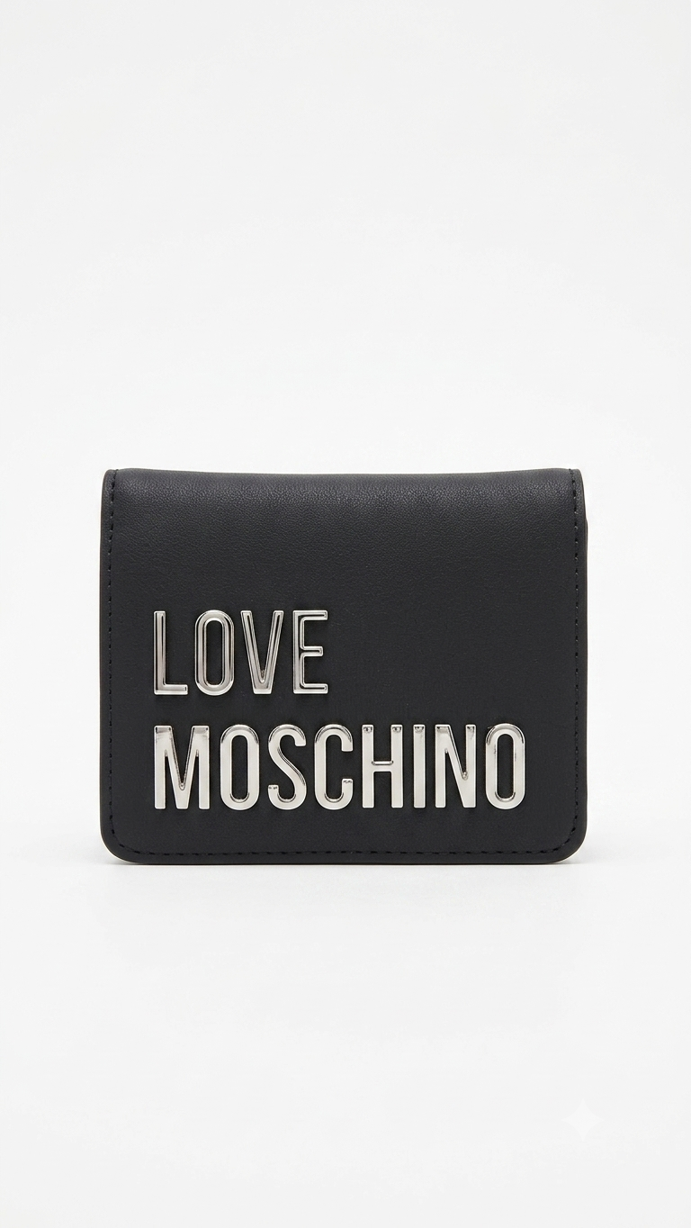 MOSCHINO-PORTAFOGLIO BOTTONE