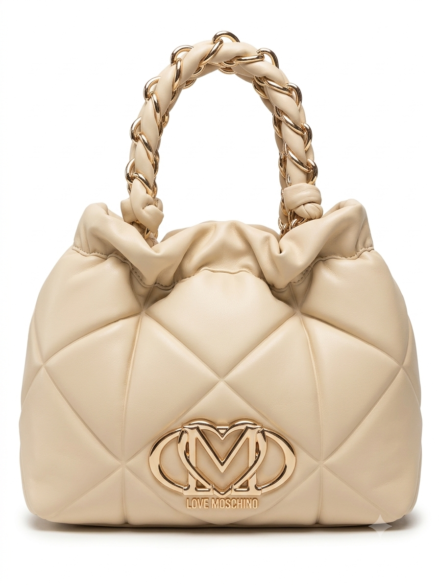 MOSCHINO- pu embossed burro