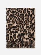 MARC ELLIS SCIARPA ANIMALIER FRANGE