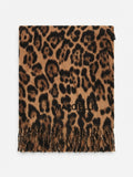 MARC ELLIS SCIARPA ANIMALIER FRANGE