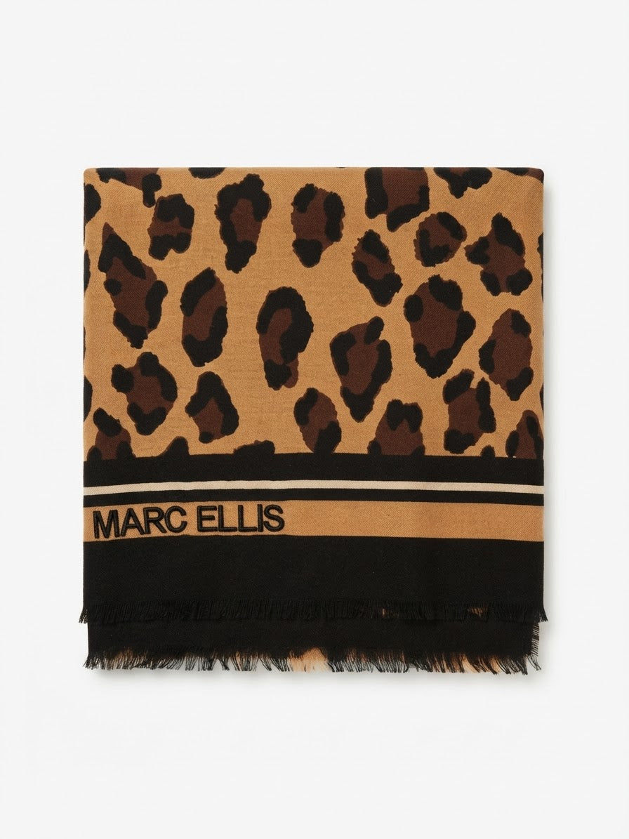 MARC ELLIS SCIARPA ANIMALIER