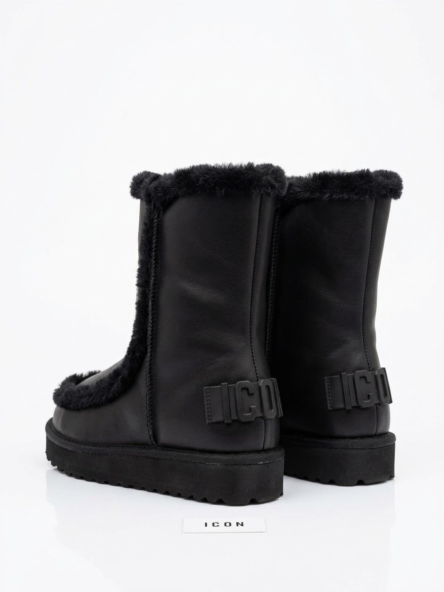 ICON stivaletto con pelliccia