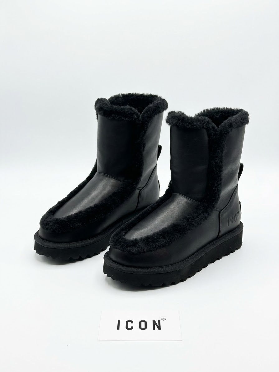 ICON stivaletto con pelliccia