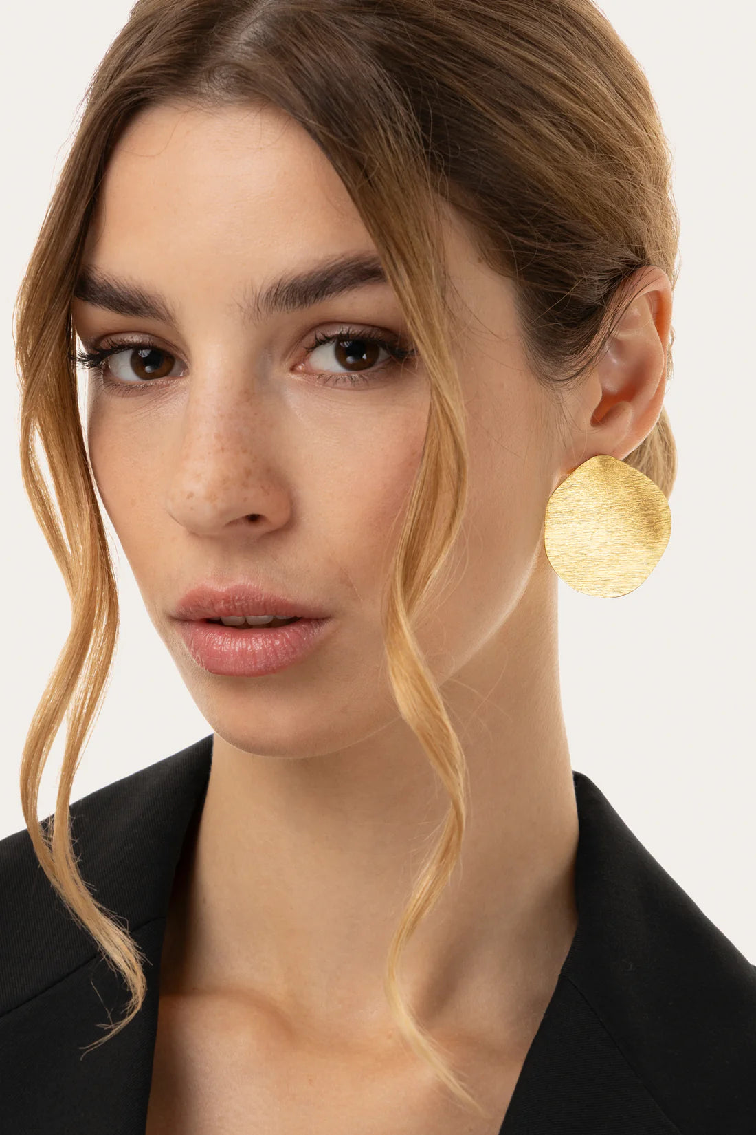 Orecchini maxi placca
