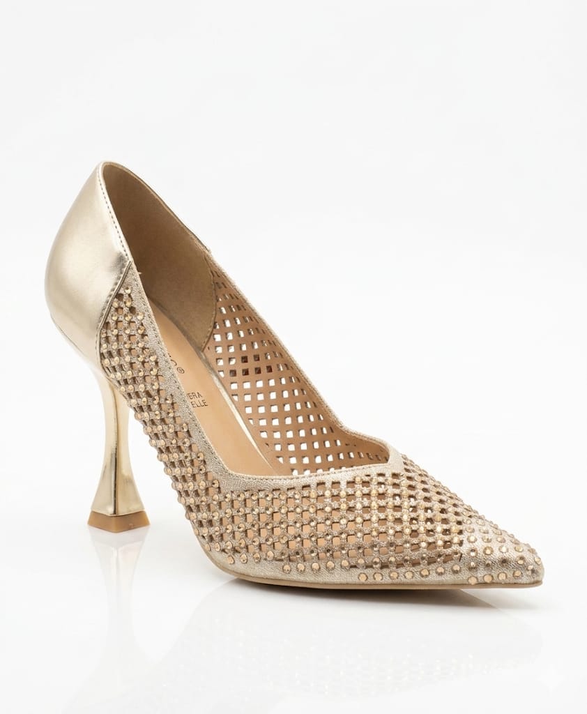 Decolte traforato strass