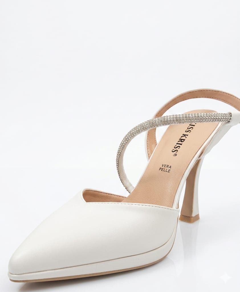 Decolte sposa collo piede strass