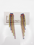 Orecchini Swarovski asimmetrico