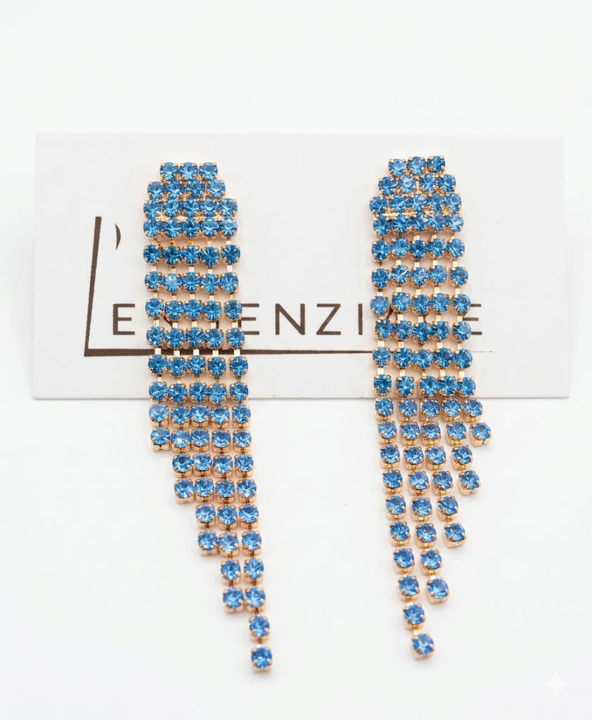 Orecchini Swarovski asimmetrico