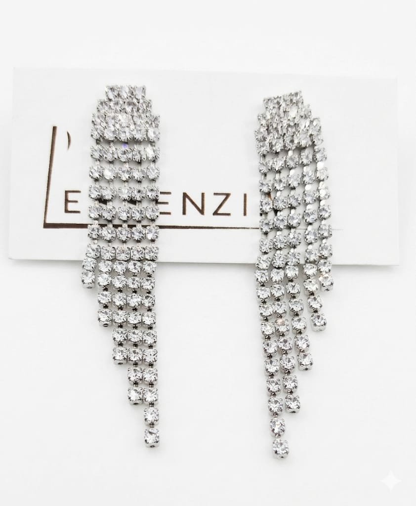 Orecchini Swarovski asimmetrico