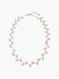 Collana foglie di strass