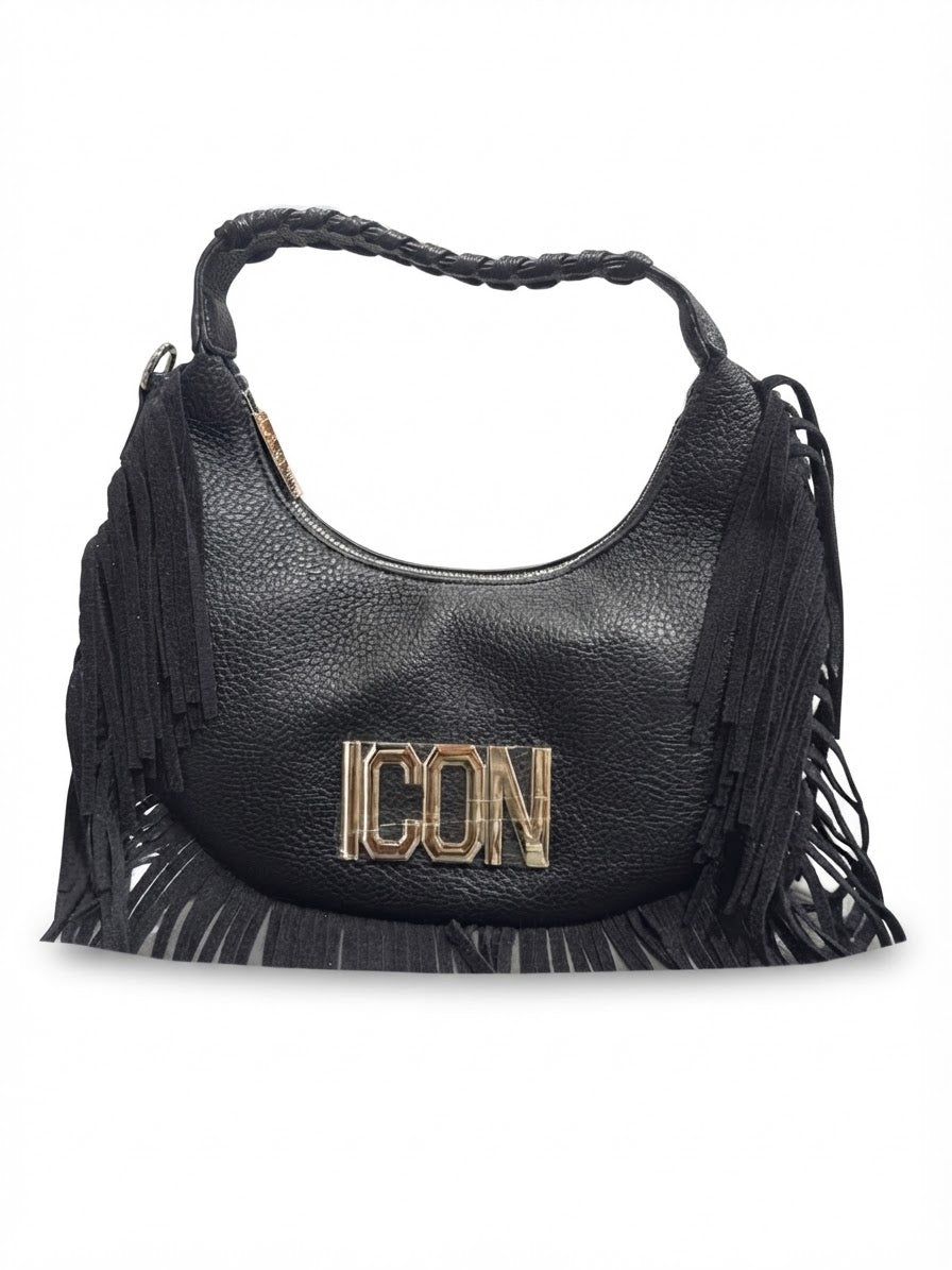 Borsa spalla con frange viral icbs25a02