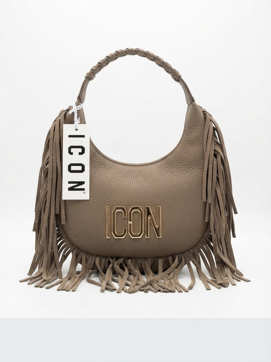 Borsa spalla con frange viral icbs25a02