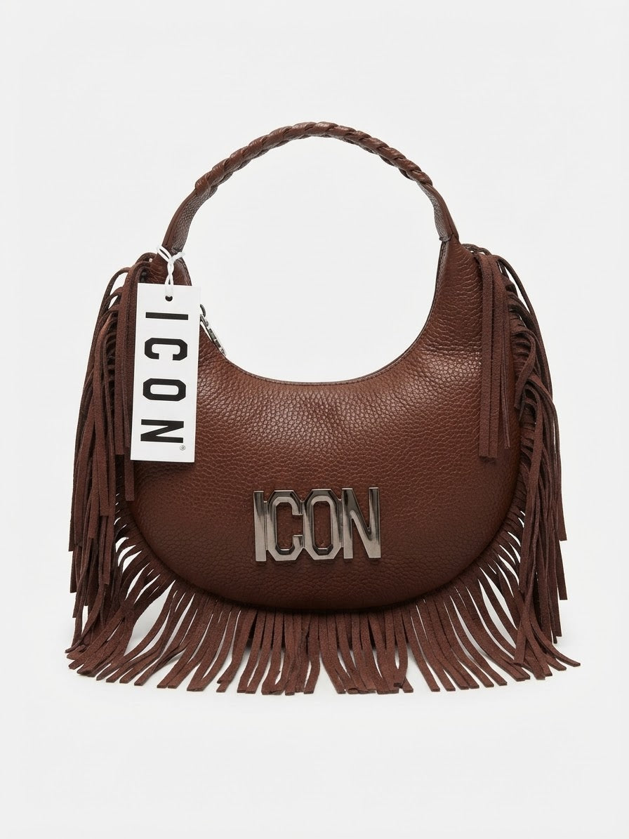 Borsa spalla con frange viral icbs25a02