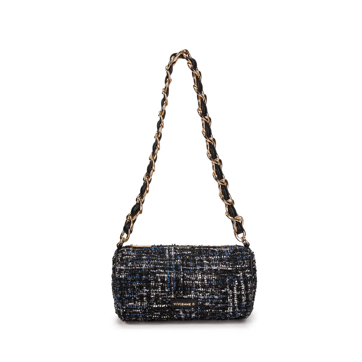 BORSA A SPALLA TWEED VIVIENNE D
