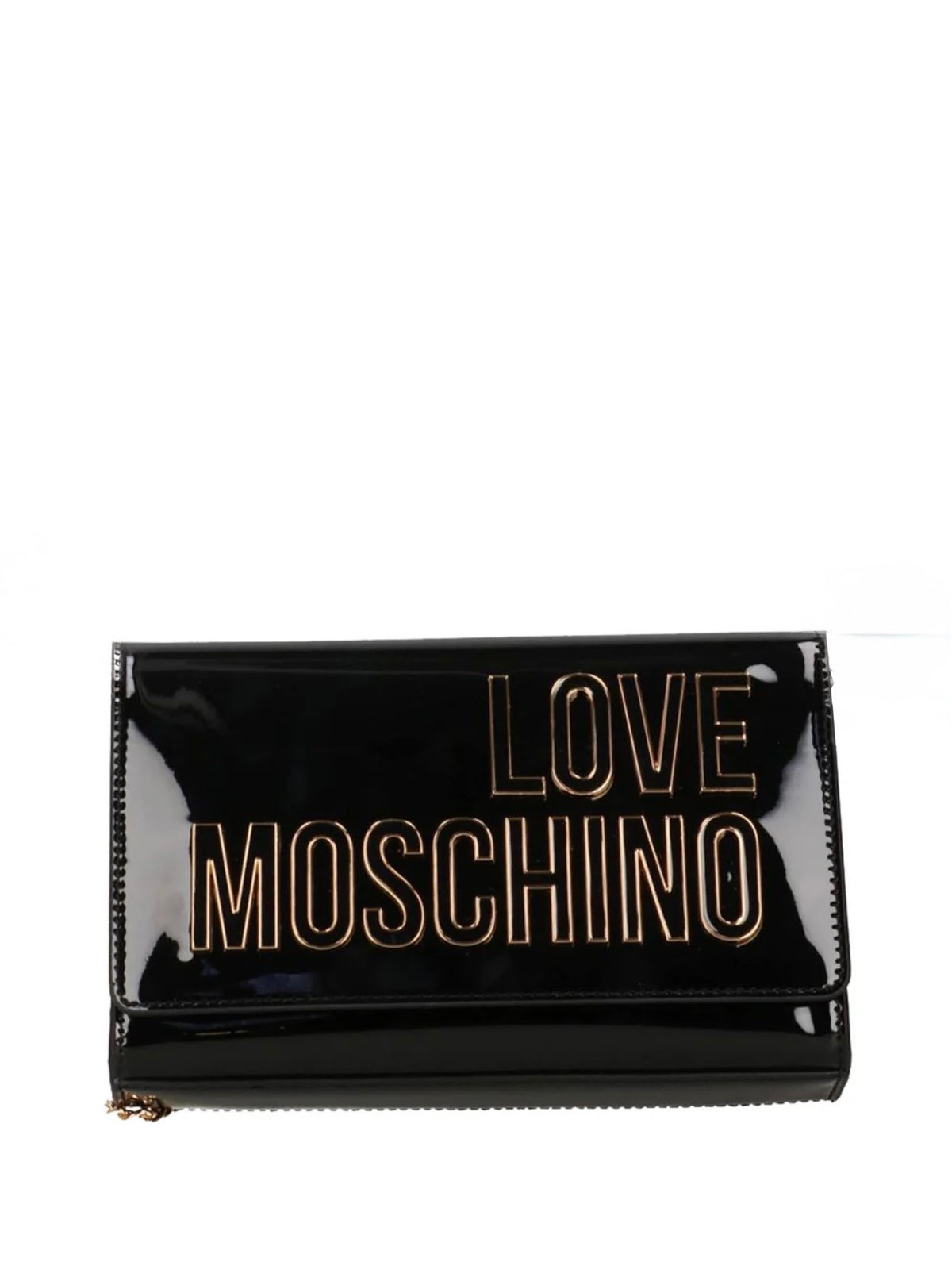BORSA A TRACOLLA MOSCHINO VERNICE