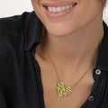 Collana cuore piatto