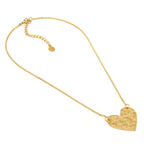 Collana cuore piatto