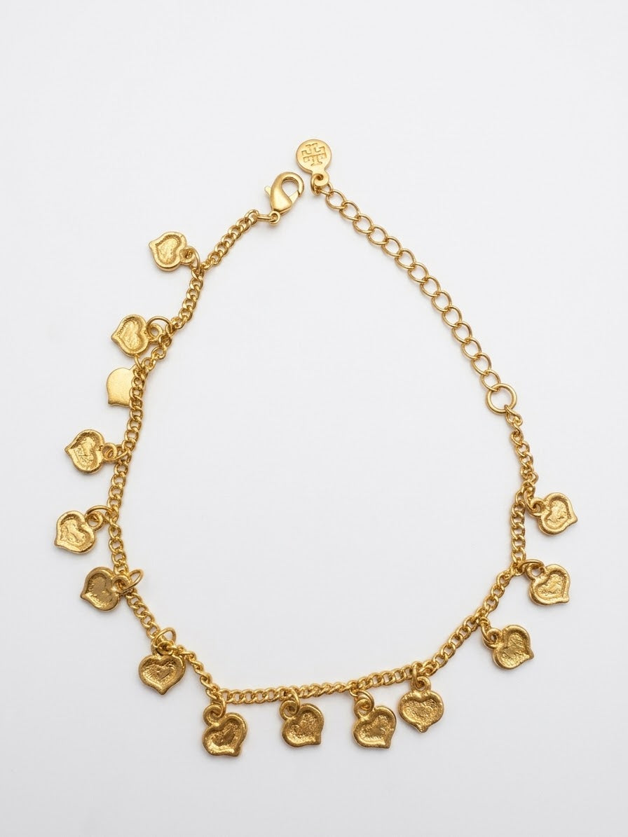 CAVIGLIERA PENDENTI CUORI vestopazzo