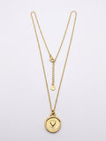Collana con pendente moneta cuore vestoapazzo