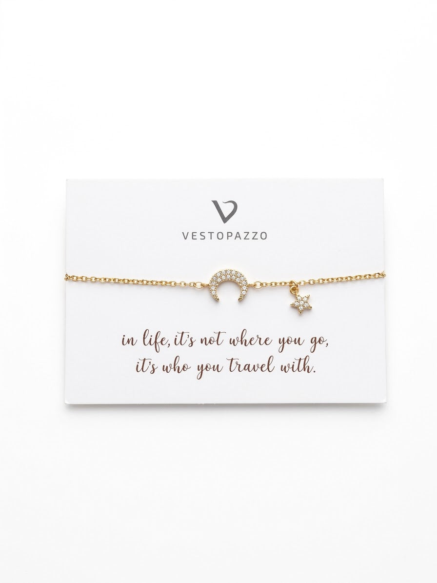 Bracciale catena luna vestopazzo