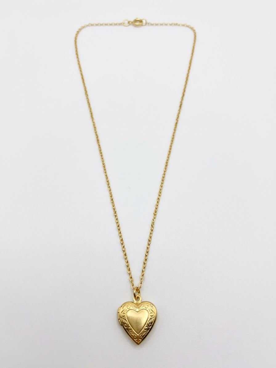 Collana pendente portafoto con cuore