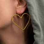 ORECCHINI CUORE TORCHON