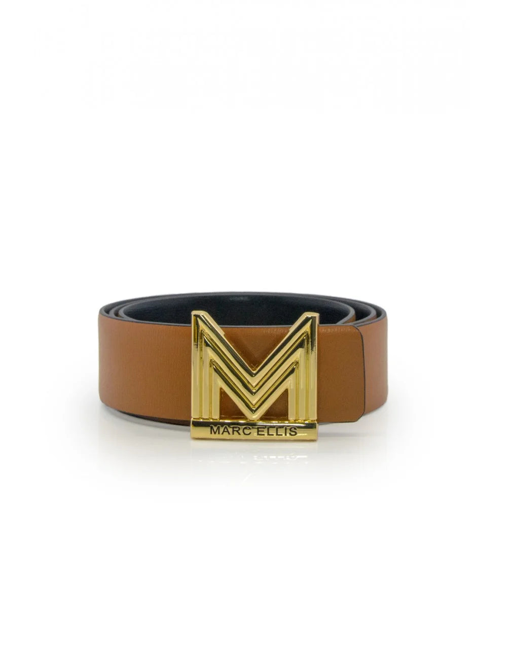 MARC ELLIS CINTURA DONNA REVERSIBILE -136 BX  (CUOIO/ GOLD)