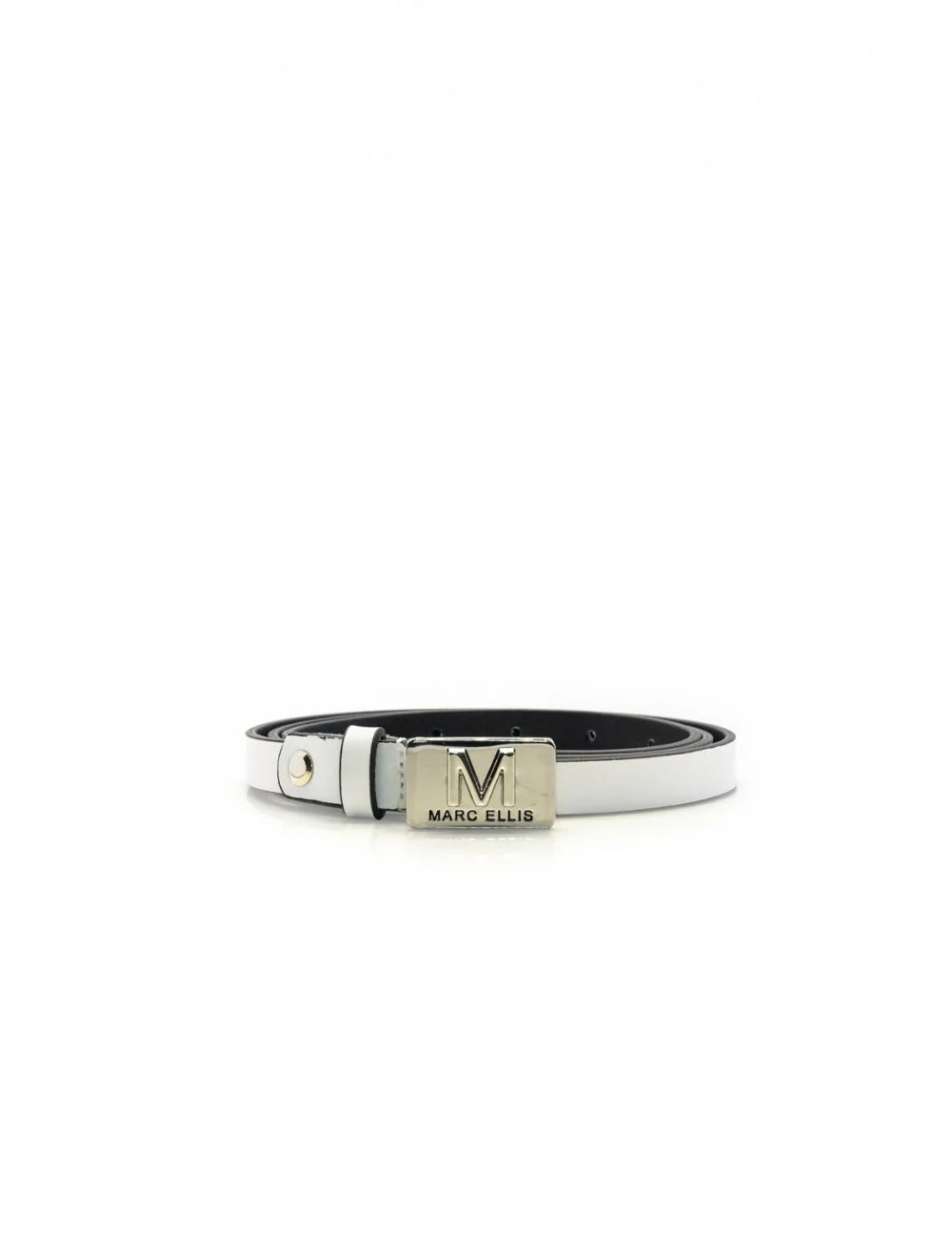 CINTURA MARC ELLIS DONNA ME BELT-142 RU (BIANCA/SILVER)