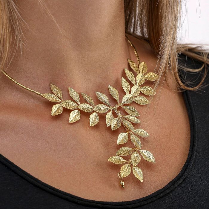 COLLANA FOGLIE VESTOPAZZO