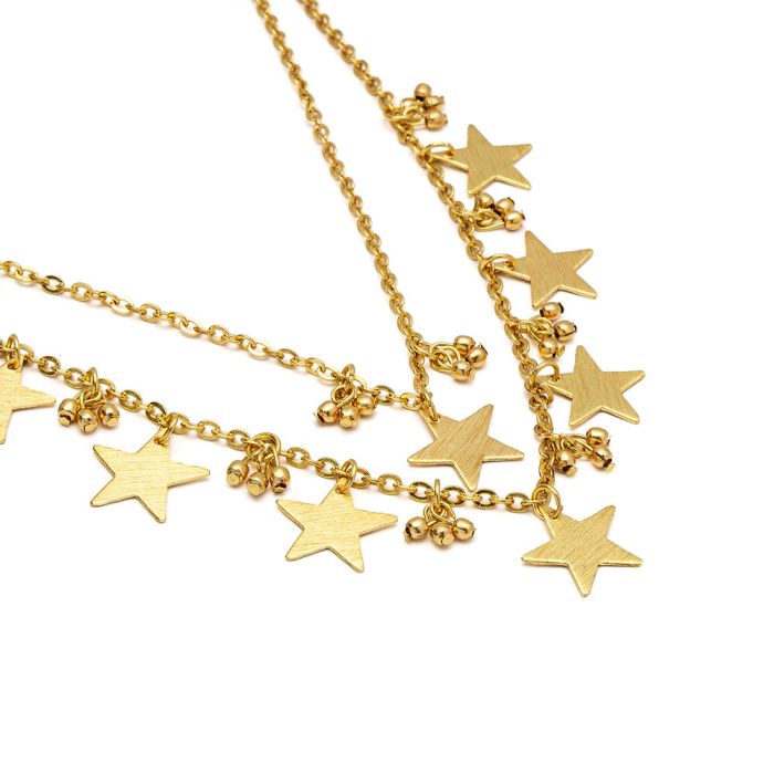 COLLANA 2 FILI STELLE