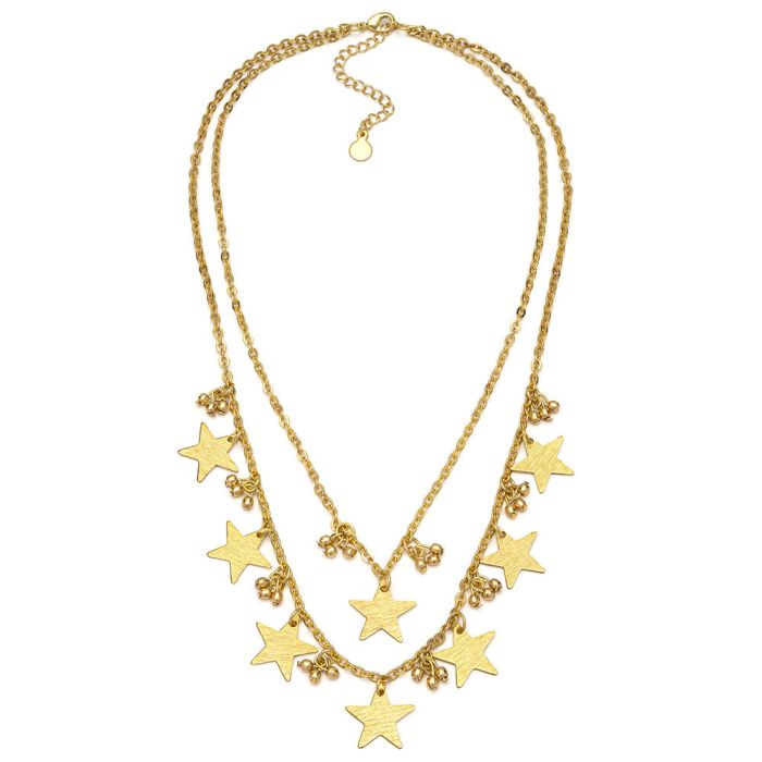 COLLANA 2 FILI STELLE