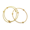 3 BANGLES OVALI SFERE VESTOPAZZO