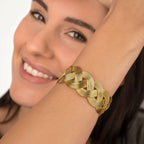 BRACCIALE FASCIA TRECCIA GRANDE VESTOPAZZO