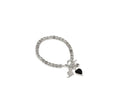 Bracciale catena t-bar gatto