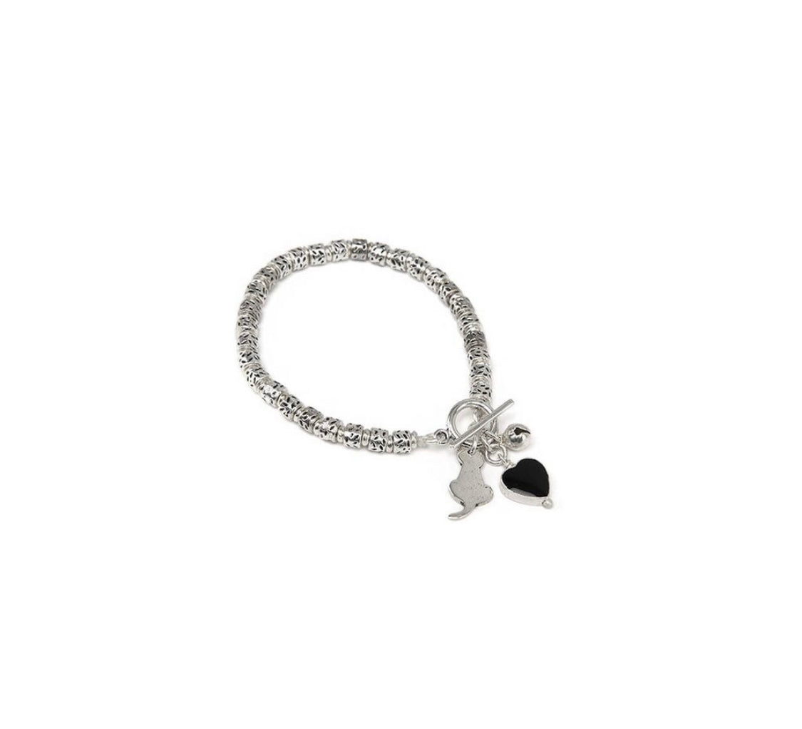 Bracciale catena t-bar gatto