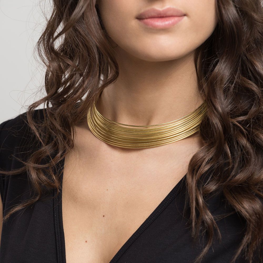 COLLANA RIGIDA MULTIFILO